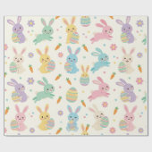 Papier Cadeau Lapin de Pâques (Plat)