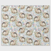 Papier Cadeau Lapin de Pâques (Plat)