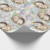Papier Cadeau Lapin de Pâques (Coin)