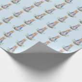 Papier Cadeau lapin de Pâques (Coin)