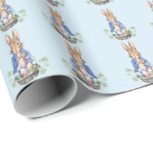 Papier Cadeau lapin de Pâques (Coin rond)