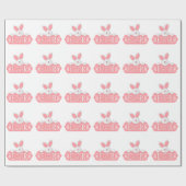Papier Cadeau Lapin de Pâques (Plat)