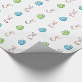 Papier Cadeau Lapin de Pâques et oeufs de Pâques (Coin)