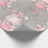 Papier Cadeau Lapin de Pâques mignon (Coin)