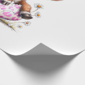 Papier Cadeau Lapin de Pâques Vache Drôle Amateur de Vaches High (Coin)