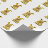 Papier Cadeau Lapin d'eau (Coin)