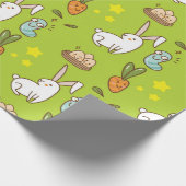 Papier Cadeau Lapin Et Amis De Pâques Motif (Coin)