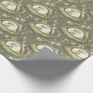 Papier Cadeau Lapin fantaisiste dans le style d'illustration jap
