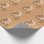 Papier Cadeau Lapin flou : Certains lapins t'aiment (Coin)