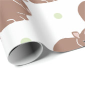 Papier Cadeau Lapin Lapin (Coin rond)