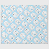 Papier Cadeau Lapin Lapin Baby shower Woodland (Plat)