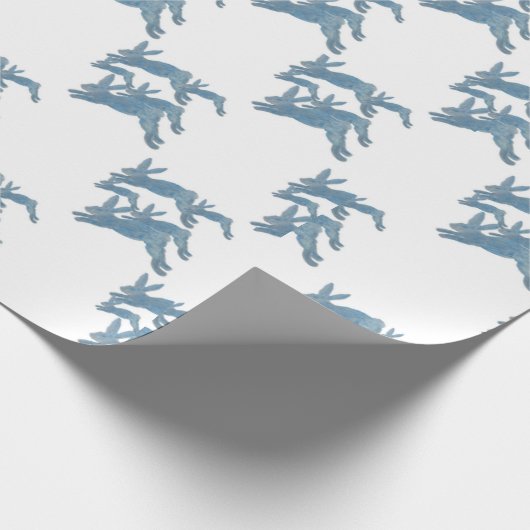 Papier Cadeau Lapin Lapin Lapin Stampede lapin (Coin)