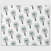 Papier Cadeau Lapin Lapin Topiary Gingembre jarres Envelopper le (Plat)