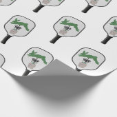 Papier Cadeau Lapin Lapin Topiary Gingembre jarres Envelopper le (Coin)