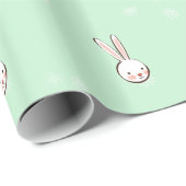 Papier Cadeau Lapin mignon (Coin rond)