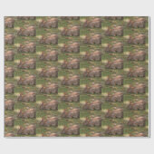 Papier Cadeau Lapin mignon (Plat)