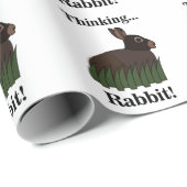 Papier Cadeau Lapin Mignon Bunny (Coin rond)