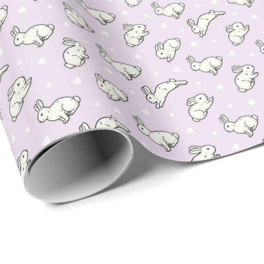 Papier Cadeau Lapins (Coin rond)