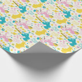 Papier Cadeau Lapins de Pâques (Coin)