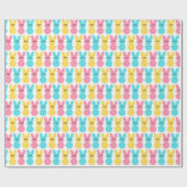 Papier Cadeau Lapins de Pâques Color Pop (Plat)