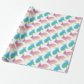 Papier Cadeau Lapins de Pâques pastel (Déroulé)