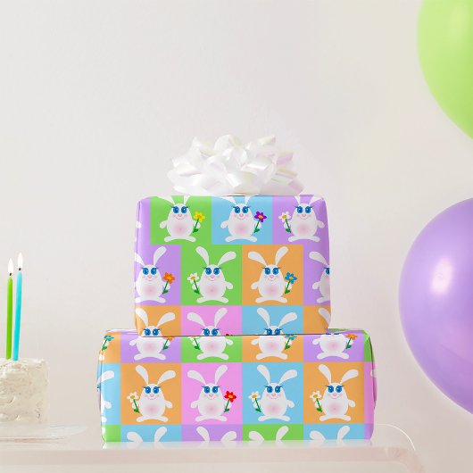 Papier Cadeau Lapins Mignons