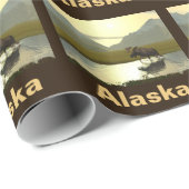 Papier Cadeau L'après-midi Moose (Coin rond)