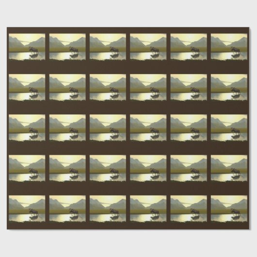 Papier Cadeau L'après-midi Moose (Plat)