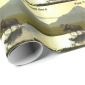 Papier Cadeau L'après-midi Moose (Coin rond)