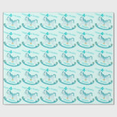 Papier Cadeau L'Aqua a appelé enveloppe de motif d'anniversaire (Plat)