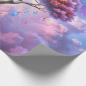 Papier Cadeau L'Arbre Céleste du Devenir. (Coin)
