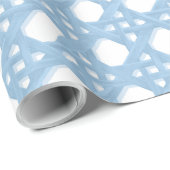 PAPIER CADEAU LARGE SALLY CANING IN A1C8E5 AND WHITE (Coin rond)