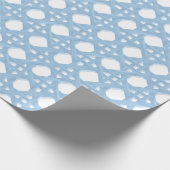 PAPIER CADEAU LARGE SALLY CANING IN A1C8E5 AND WHITE (Coin)