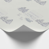 Papier Cadeau Large Scale Cozy New England Christmas Home (Coin)