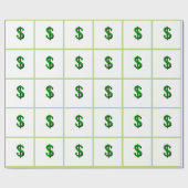 Papier Cadeau L'argent fait le monde tourner (Plat)