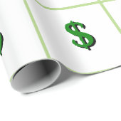 Papier Cadeau L'argent fait le monde tourner (Coin rond)