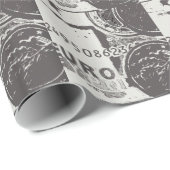 Papier Cadeau L'argent fait tourner le monde (Coin rond)