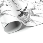 Papier Cadeau L'Armée de l'Air (Coin rond)