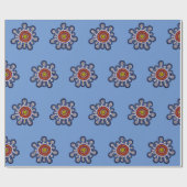 Papier Cadeau L'art aborigène australien multicolore (Plat)