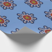 Papier Cadeau L'art aborigène australien multicolore (Coin)