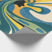 Papier Cadeau L'art Abstrait dynamique (Coin)