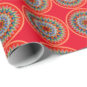 Papier Cadeau L'art coloré du Costa Rica (Coin rond)