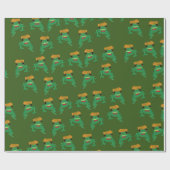 Papier Cadeau L'art de la grenouille (Plat)
