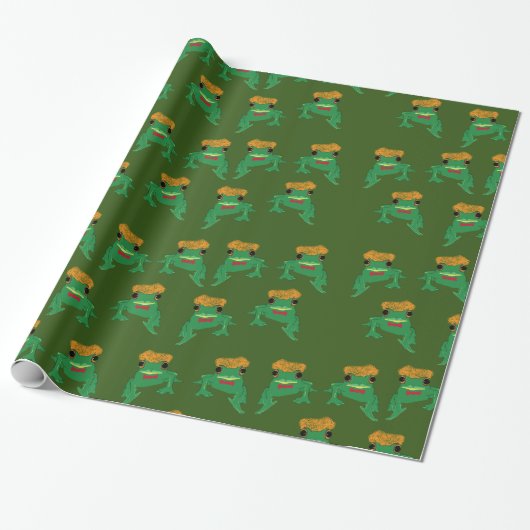 Papier Cadeau L'art de la grenouille (Déroulé)