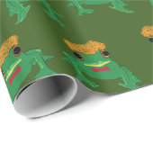Papier Cadeau L'art de la grenouille (Coin rond)