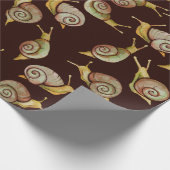 Papier Cadeau L'art des escargots naturels (Coin)