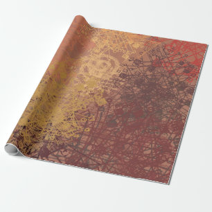 Papier Cadeau L'art fait à la main. La texture colorée. OEuvre d