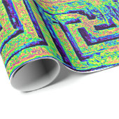 Papier Cadeau L'art mural romain (Coin rond)