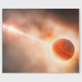 Papier Cadeau L'art spatial géant du gaz Alien (Plat)