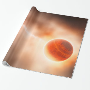 Papier Cadeau L'art spatial géant du gaz Alien